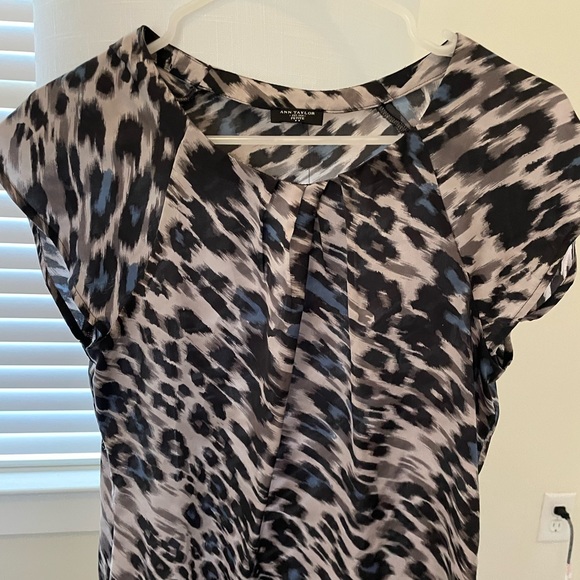 Leopard print silk top - Picture 1 of 1